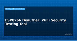 ESP8266 Deauther: WiFi Security Testing Tool