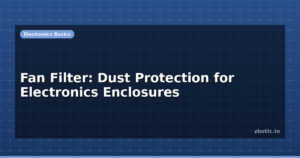 Fan Filter: Dust Protection for Electronics Enclosures