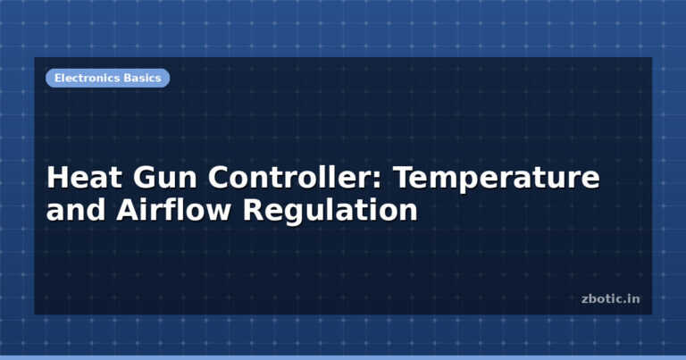 Heat Gun Controller: Temperature and Airflow Regulation