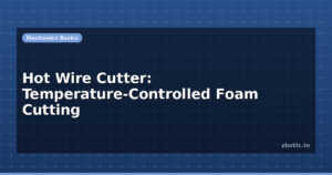 Hot Wire Cutter: Temperature-Controlled Foam Cutting