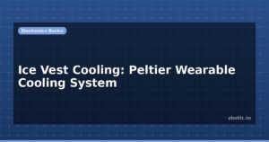Ice Vest Cooling: Peltier Wearable Cooling System