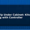 blog led strip under cabinet kitchen lighting with controller 614773
