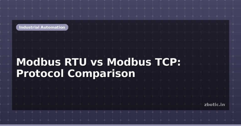 Modbus RTU vs Modbus TCP: Protocol Comparison