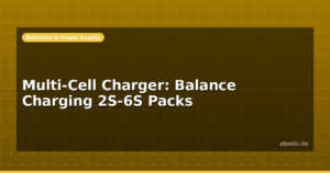 Multi-Cell Charger: Balance Charging 2S-6S Packs