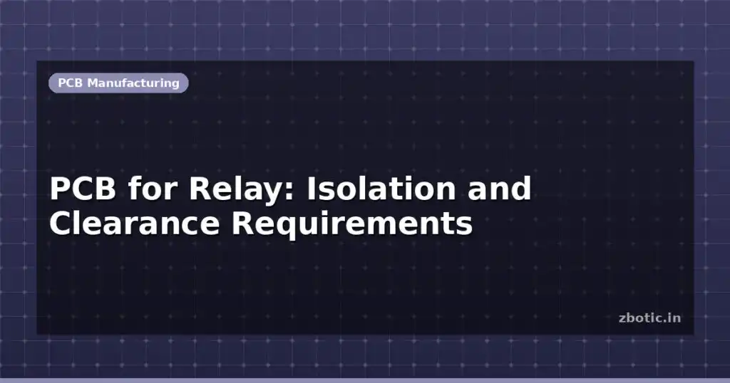 Blog Pcb For Relay Isolation And Clearance Requirements 615046 Large.jpg