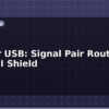 blog pcb for usb signal pair routing and emi shield 615038