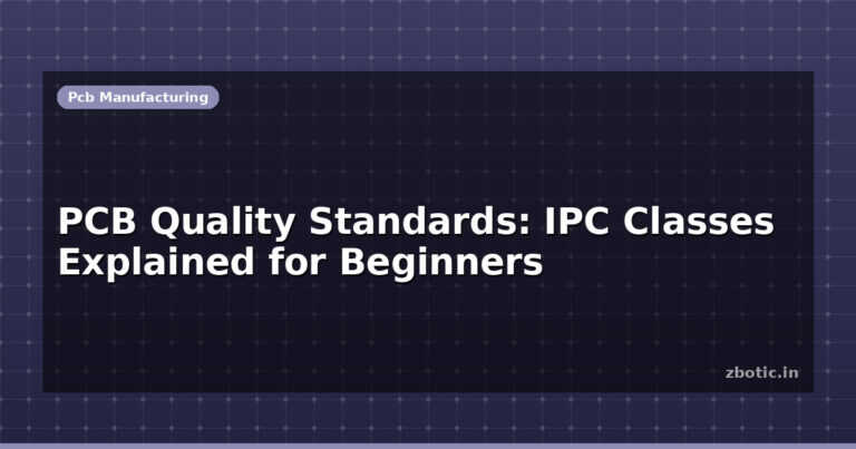 PCB Quality Standards: IPC Classes Explained for Beginners