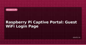 Raspberry Pi Captive Portal: Guest WiFi Login Page