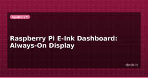 Raspberry Pi E-Ink Dashboard: Always-On Display