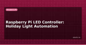 Raspberry Pi LED Controller: Holiday Light Automation