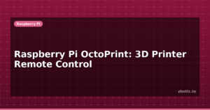 Raspberry Pi OctoPrint: 3D Printer Remote Control