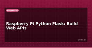 Raspberry Pi Python Flask: Build Web APIs