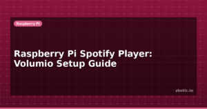 Raspberry Pi Spotify Player: Volumio Setup Guide