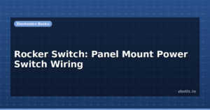Rocker Switch: Panel Mount Power Switch Wiring