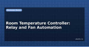 Room Temperature Controller: Relay and Fan Automation