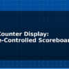 blog score counter display remote controlled scoreboard 614899