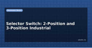 Selector Switch: 2-Position and 3-Position Industrial