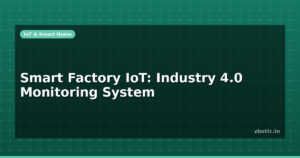 Smart Factory IoT: Industry 4.0 Monitoring System