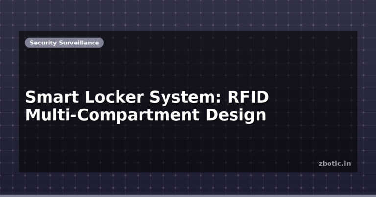 Smart Locker System: RFID Multi-Compartment Design