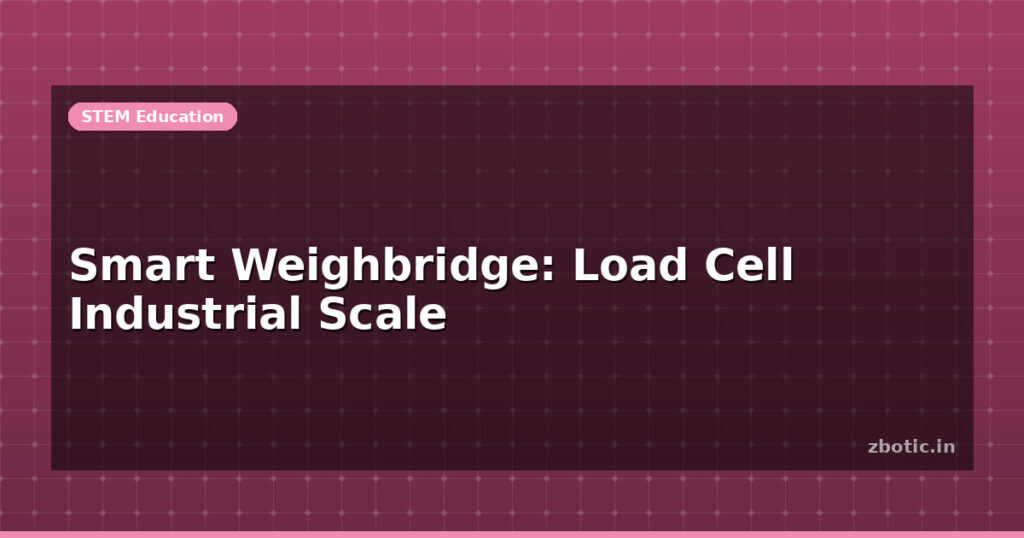 Blog Smart Weighbridge Load Cell Industrial Scale 613328 Large