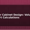 blog speaker cabinet design volume and port calculations 614764