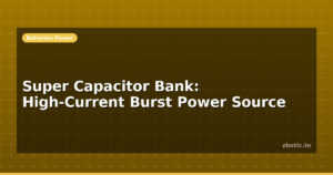 Super Capacitor Bank: High-Current Burst Power Source