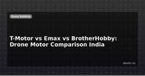 T-Motor vs Emax vs BrotherHobby: Drone Motor Comparison India