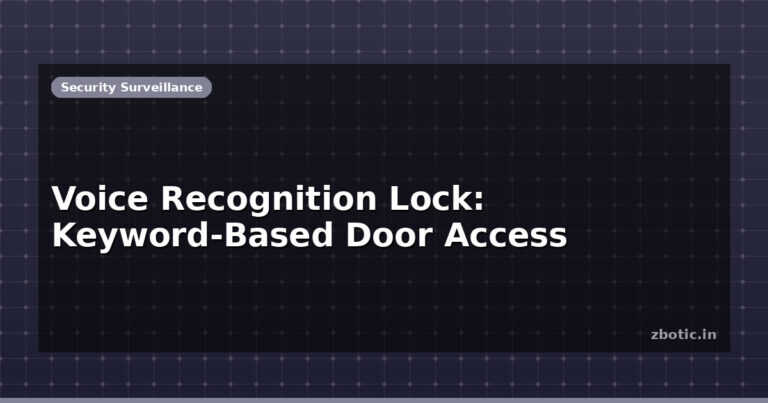 Voice Recognition Lock: Keyword-Based Door Access