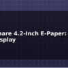 blog waveshare 4 2 inch e paper room sign display 614161