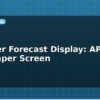 blog weather forecast display api data on e paper screen 613753
