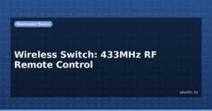 Wireless Switch: 433MHz RF Remote Control