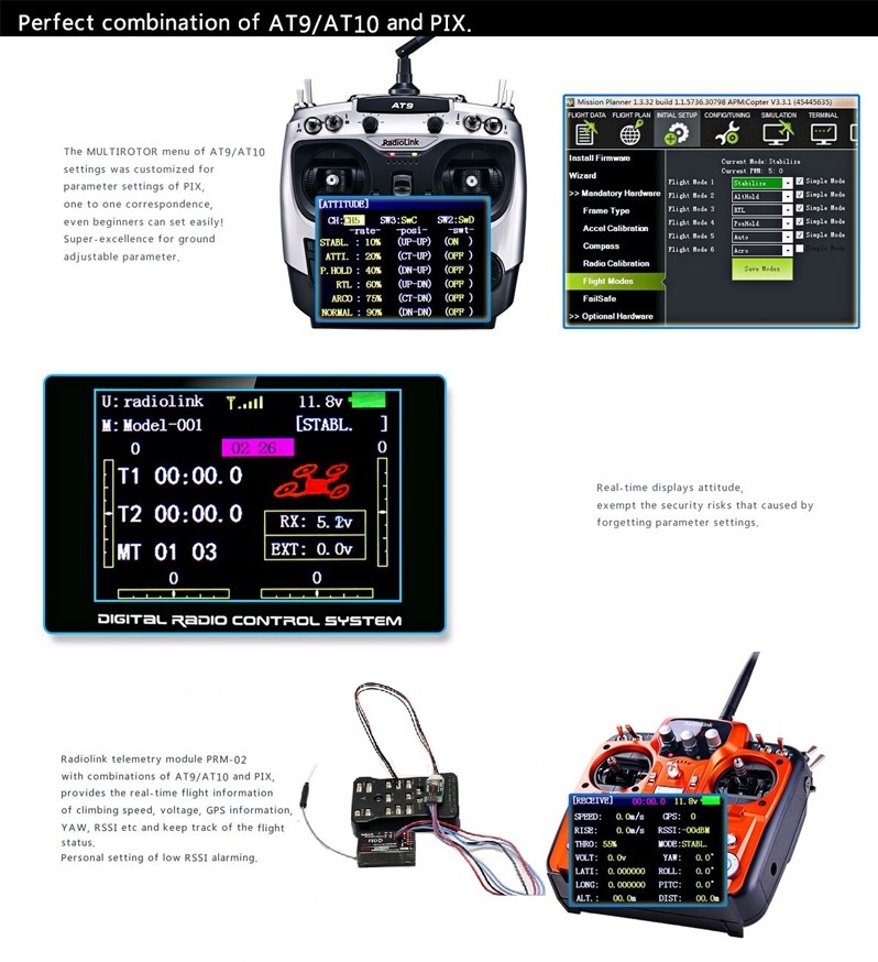 Radiolink Pixhawk Flight controller Board