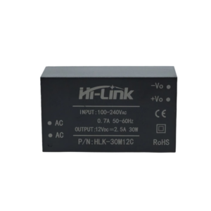 Hi-Link HLK-30M12C, Ultra Small Series Power Module 30W, 12V, 2500mA
