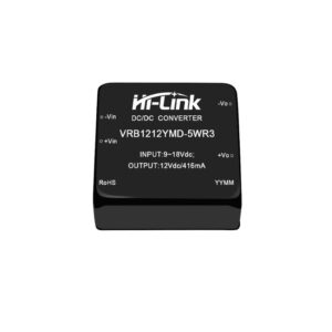 Hi-Link 12V to 12V 5W 0.42A DC to DC Isolation Voltage 1500VDC Power Module Converter VRB1212YMD-5WR3