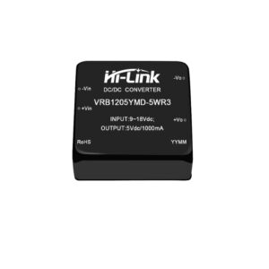 Hi-Link 12V to 5V 5W 1A DC to DC Isolation Voltage 1500VDC Power Module Converter VRB1205YMD-5WR3