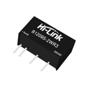 Hi-Link 12V to 9V 2W 222mA DC to DC Isolation Voltage 1500VDC Power Module Converter HLK-B1209S-2WR3