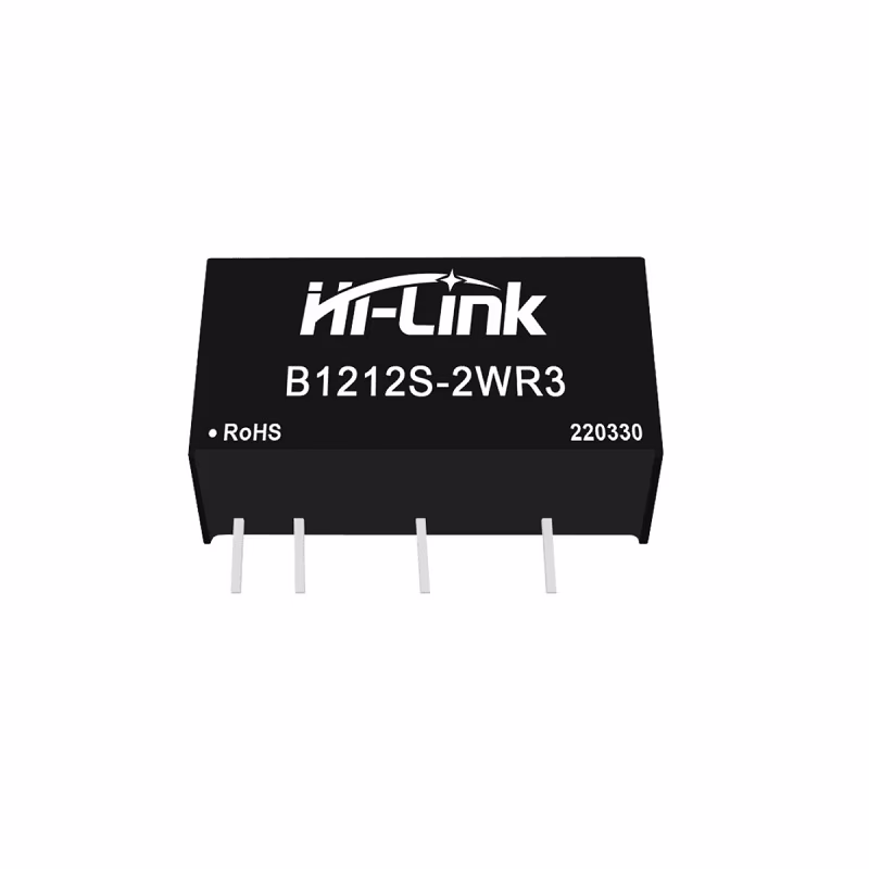 Hi-Link 12V to 12V 2W 167mA DC to DC Isolation Voltage 1500VDC Power Module Converter B1212S-2WR3 download 3 1