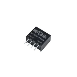 Hi-Link B0305S-1WR3, 1W Isolated DC-DC Converter 3.3V to 5V, 200mA, 2400µF, SIP-4 Module 1 download 3 2
