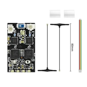 SEQURE ELRS 2.4GHz Dual RX True Diversity Receiver with Dual Antennas 7 1 ELRS 2.4GHz Dual RX 80mm x 2 tx