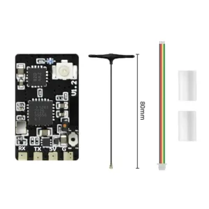 SEQURE ELRS 2.4GHz Single Receiver with Single Antenna 7 1 ELRS 2.4GHz Single RX 80mm aerial