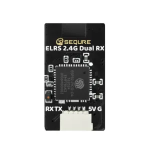 SEQURE ELRS 2.4GHz Dual RX True Diversity Receiver with Dual Antennas 6 5 ELRS 2.4GHz Dual RX