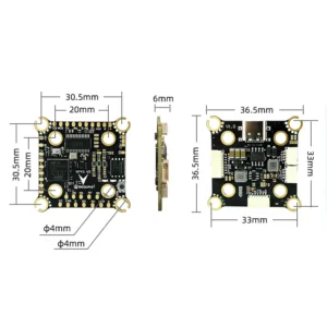 SEQURE H743 V2 Flight Controller with ICM42688P 4 8 SEQUREH743V2sizepc