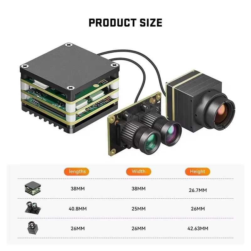 AI VisionCube DT Max Plus FPV Drone Target Tracking & Lock Guidance Module (MAX + Ultra Dual Visible Light + Single Thermal Imaging) 3 Al Vision Cube DT
