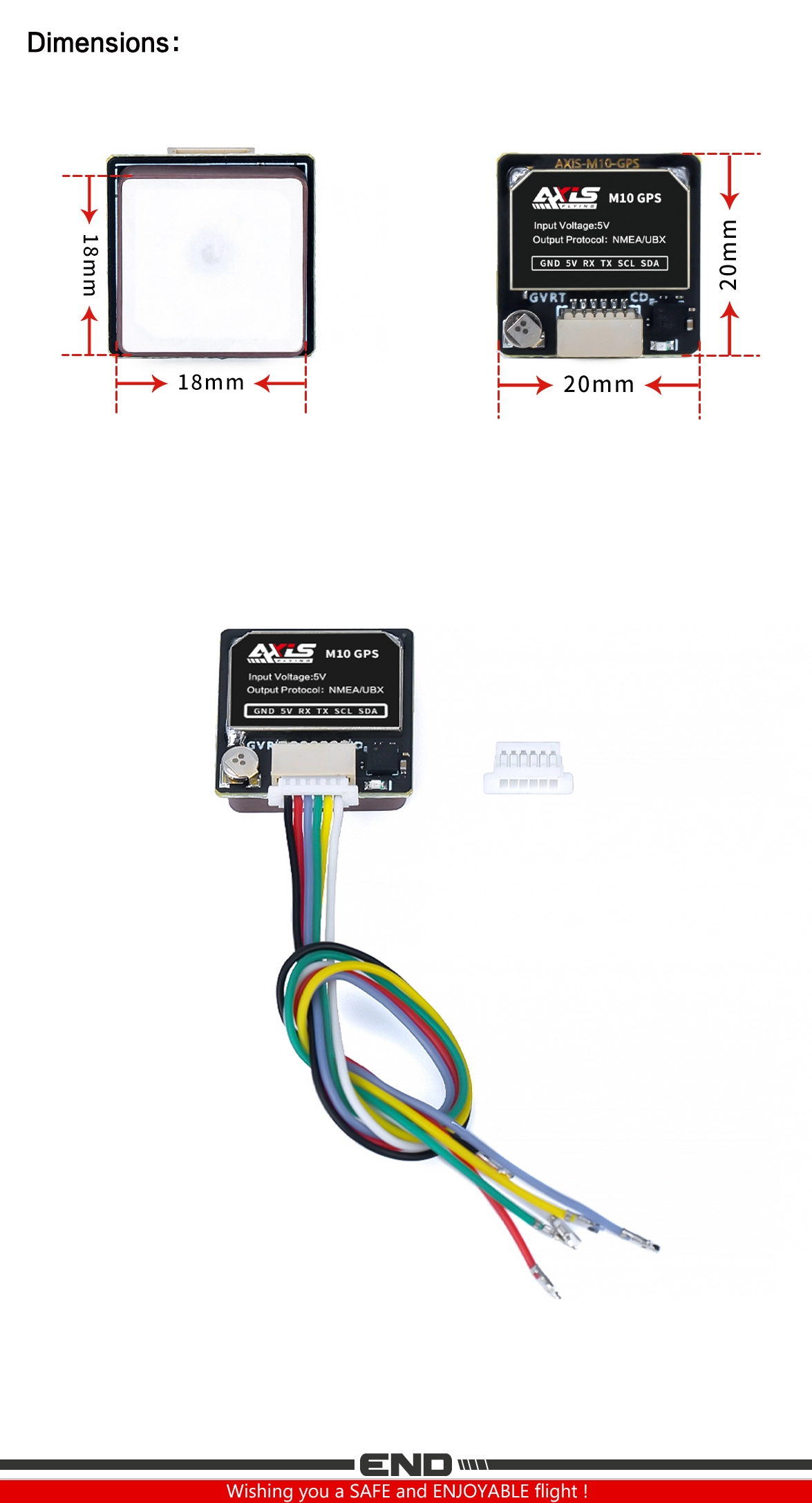 Axisflying M10 GPS Module 8 GPS M10 04