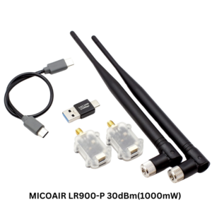 MicoAir LR900-P Long-Range Telemetry Radio Module with 5 dBi Antenna