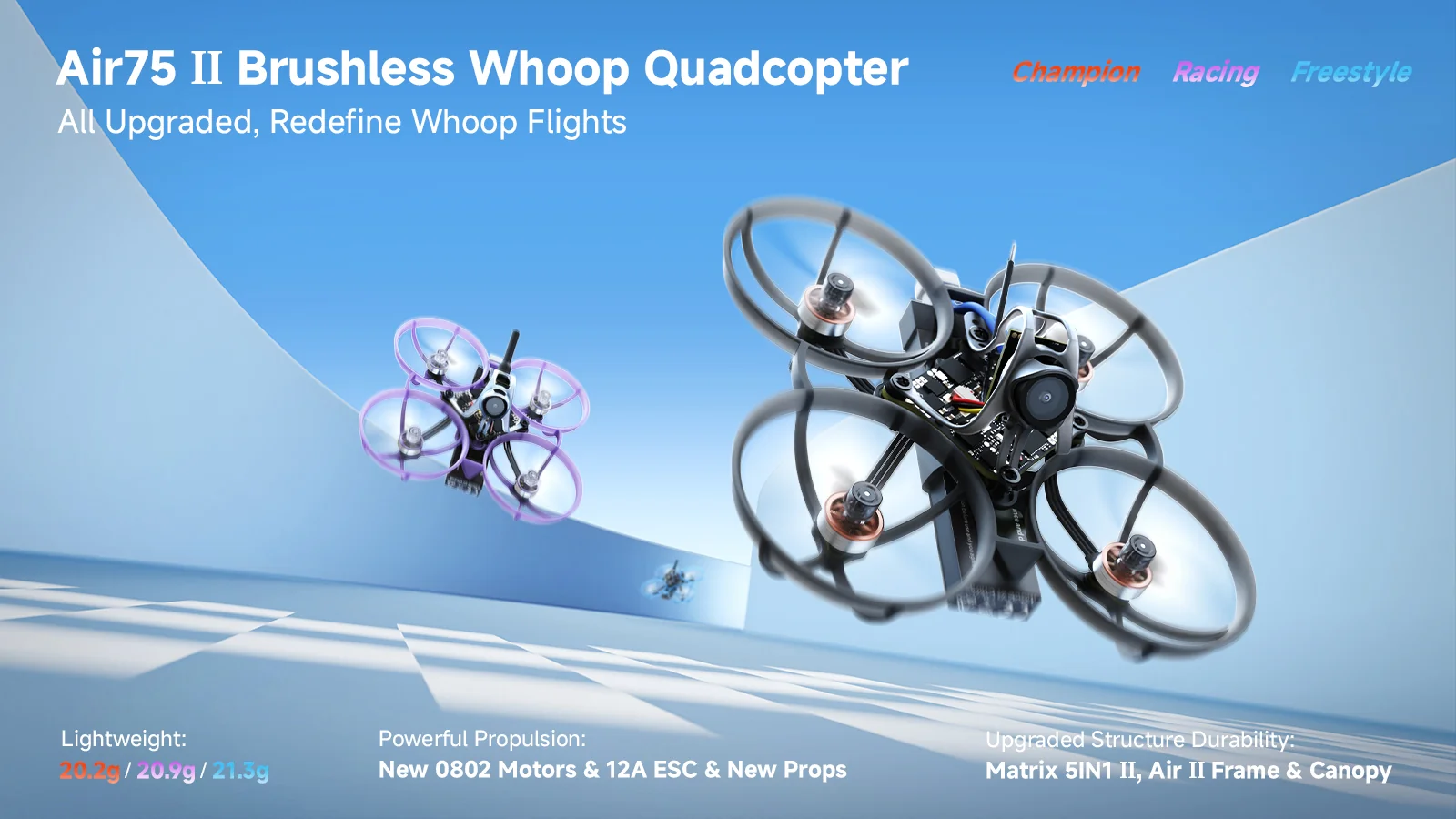 BETAFPV Air75 II Brushless Whoop FPV Drone 4 Air75 II Brushless Whoop Quadcopter