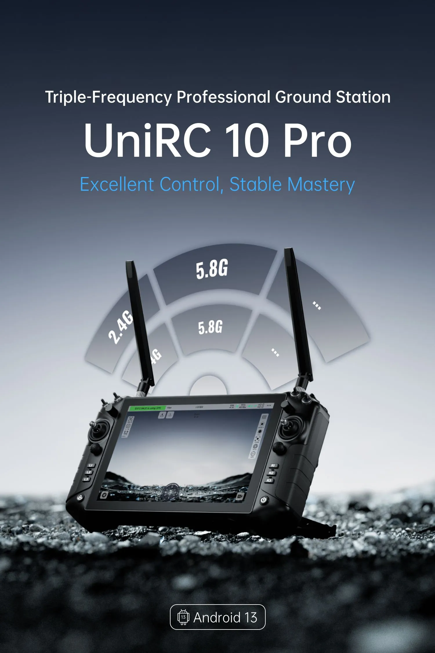 SIYI UniRC 10 Pro – 45KM Long-Range Smart Ground Controller, 10" FHD Touchscreen, 4K Digital Transmission 5 Frame1