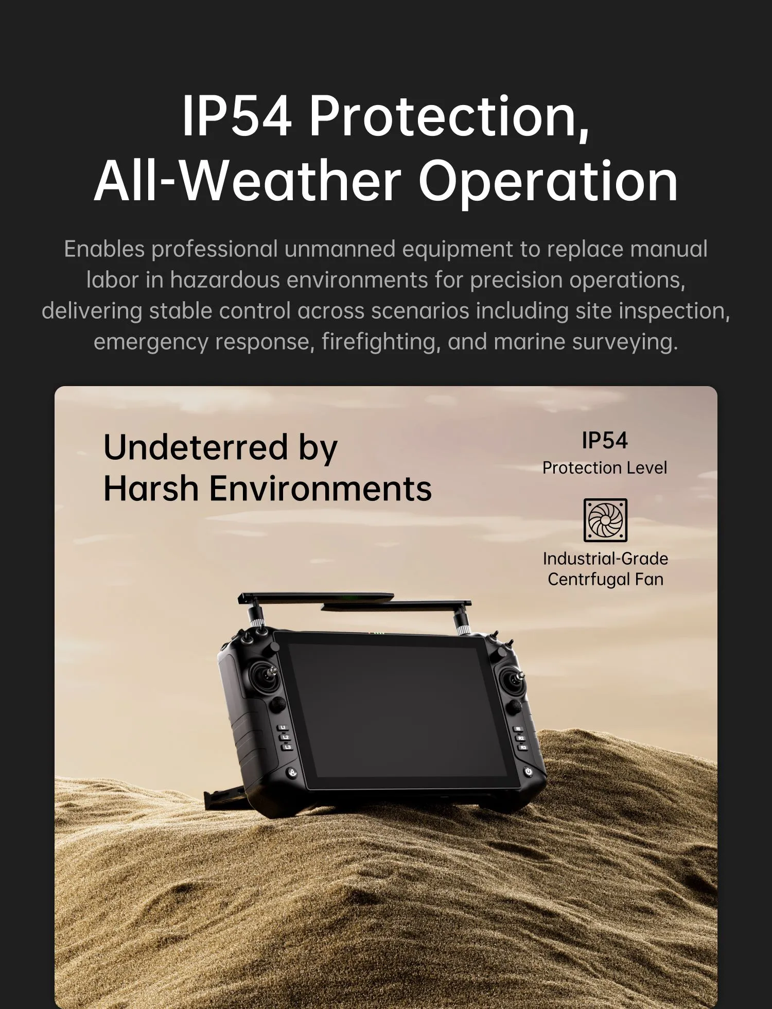 SIYI UniRC 10 Pro – 45KM Long-Range Smart Ground Controller, 10" FHD Touchscreen, 4K Digital Transmission 13 Frame9