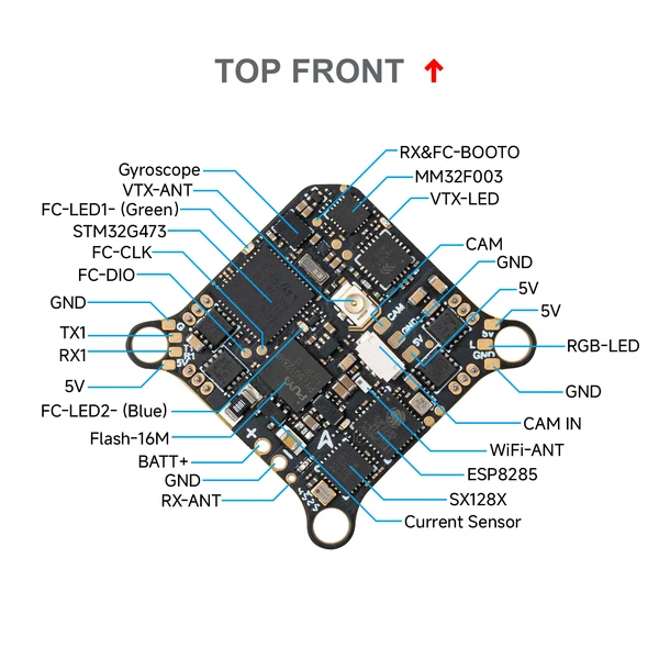 BETAFPV Matrix 1S Brushless FC (5IN1 II) 4 BETAFPV Matrix 1S Brushless FC (5IN1 II)