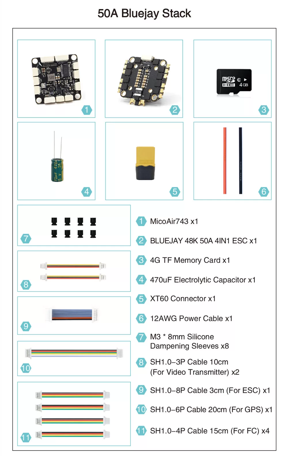MicoAir743 50A Bluejay Stack 6 MicoAir743 package2 jpg